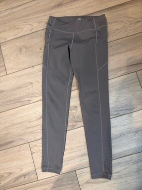 Athleta Girl Champion Tight Athletic Gray Leggings size L/12